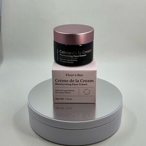 Fleur & Bee Crème de la Cream Moisturizing Face Cream 1.5 oz Natural Skincare